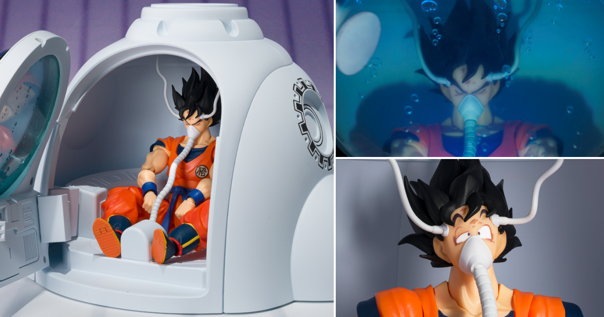 『S.H.Figuarts 七龍珠Z 液體治療艙』重現悟空浸泡在醫療器中治療中傷的場景！
