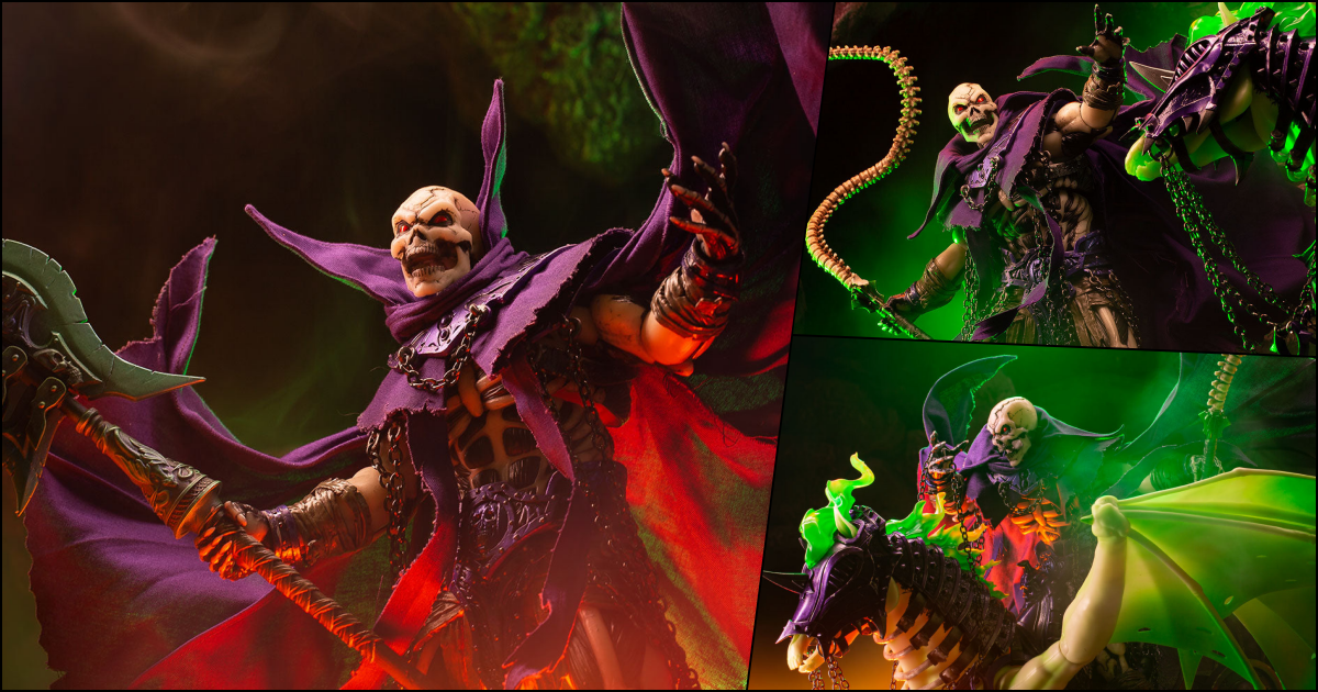 MONDO『《太空超人》夜光骷髏王（ScareGlow）』1/6 比例可動人偶，全新設計細節展現經典反派的強大魅力！