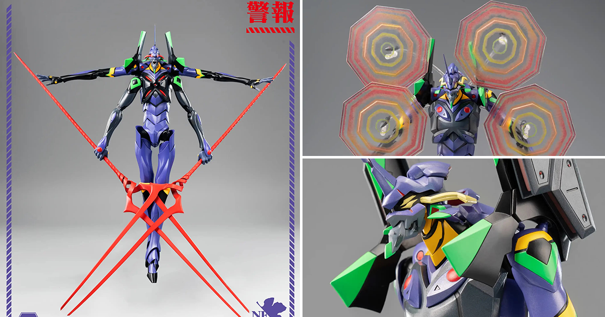 threezero ROBO道《福音戰士新劇場版》「第13號機」無比例可動完成品 大魄力四手姿態再現！