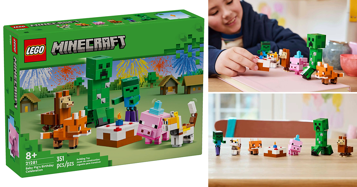 LEGO 21281《Minecraft》豬寶寶的生日慶祝會（Baby Pig's Birthday Celebration）
