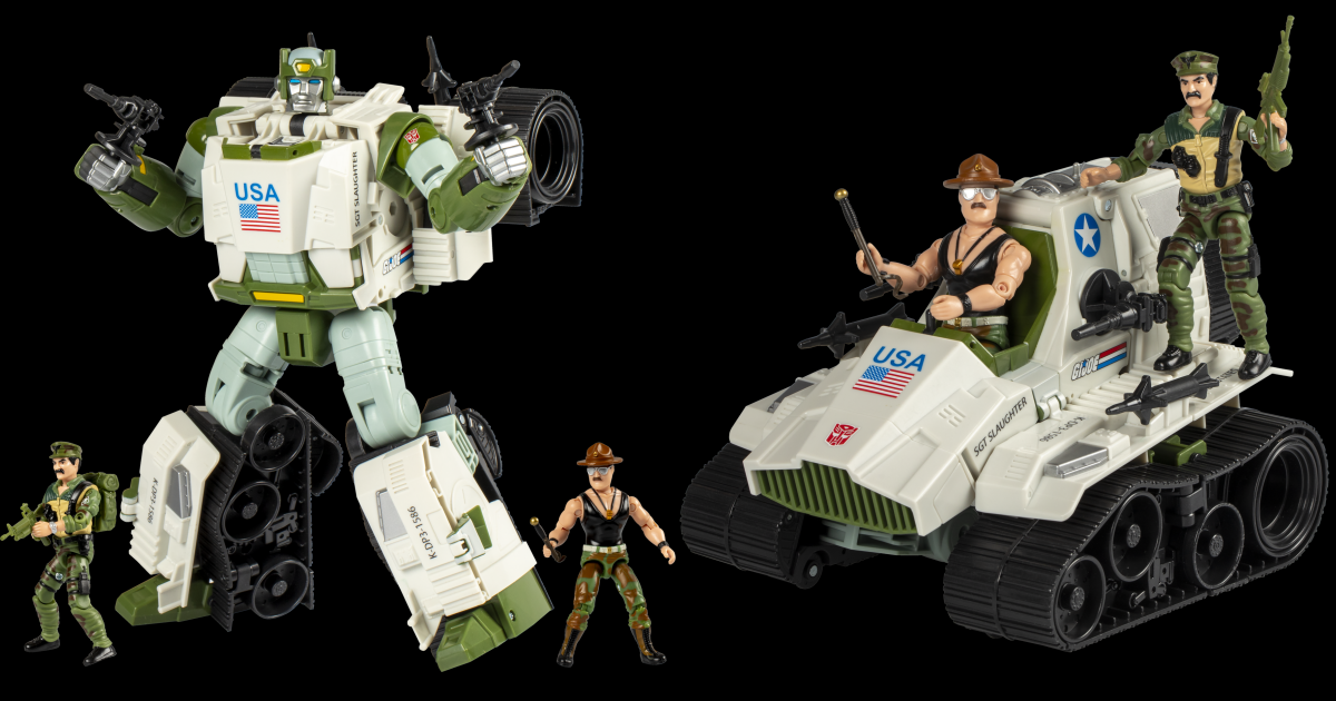 孩之寶『《變形金剛》x 《G.I.JOE 特種部隊》葛伯 Triple T』可動人偶套組，孩之寶兩大經典 IP 強強聯手夢幻出擊！
