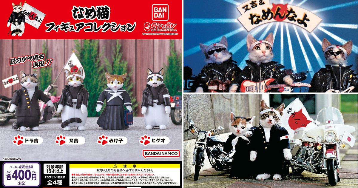 GASHAPON「少瞧不起人了喔 不良貓模型收藏」轉蛋 全日本暴貓連合旋風再次席捲！