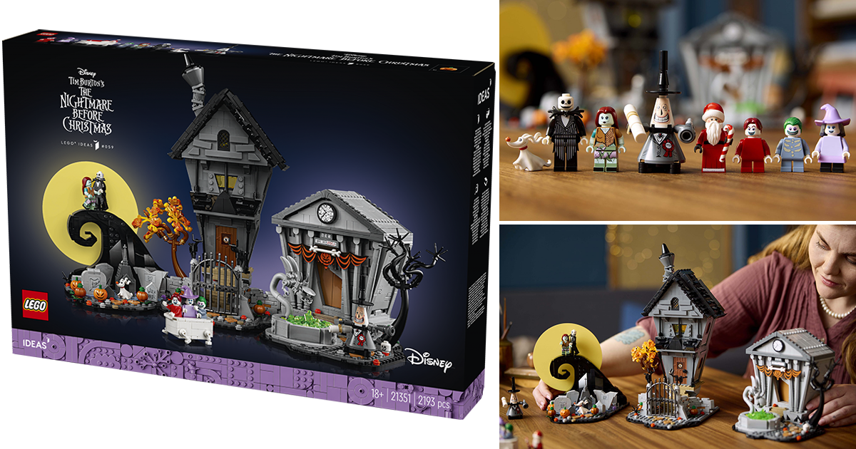 LEGO 21351 Ideas 系列「提姆·波頓的聖誕夜驚魂」（Tim Burton’s The Nightmare Before Christmas）準備綁架聖誕老人囉！