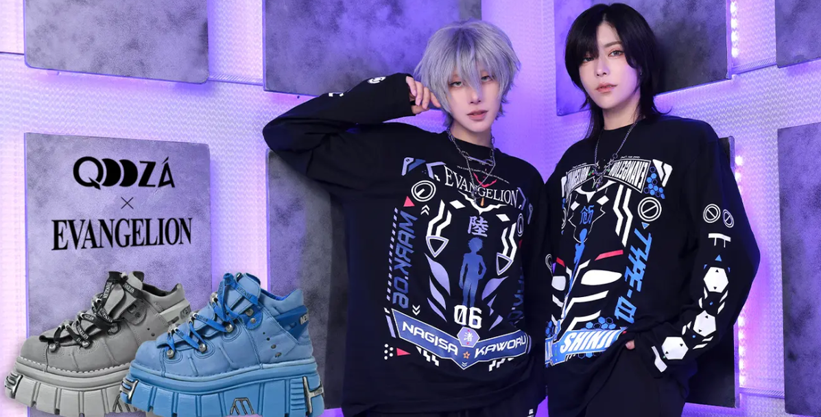 真嗣&渚薰設計呈現！QOOZA✕《新世紀福音戰士》推出第二彈聯名服飾&鞋款