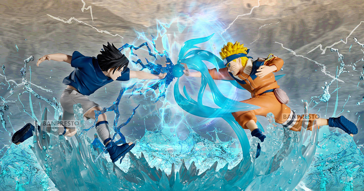 BANPRESTO《火影忍者》Combination Battle「鳴人」＆「佐助」立體人形 螺旋丸與千鳥的猛烈碰撞！