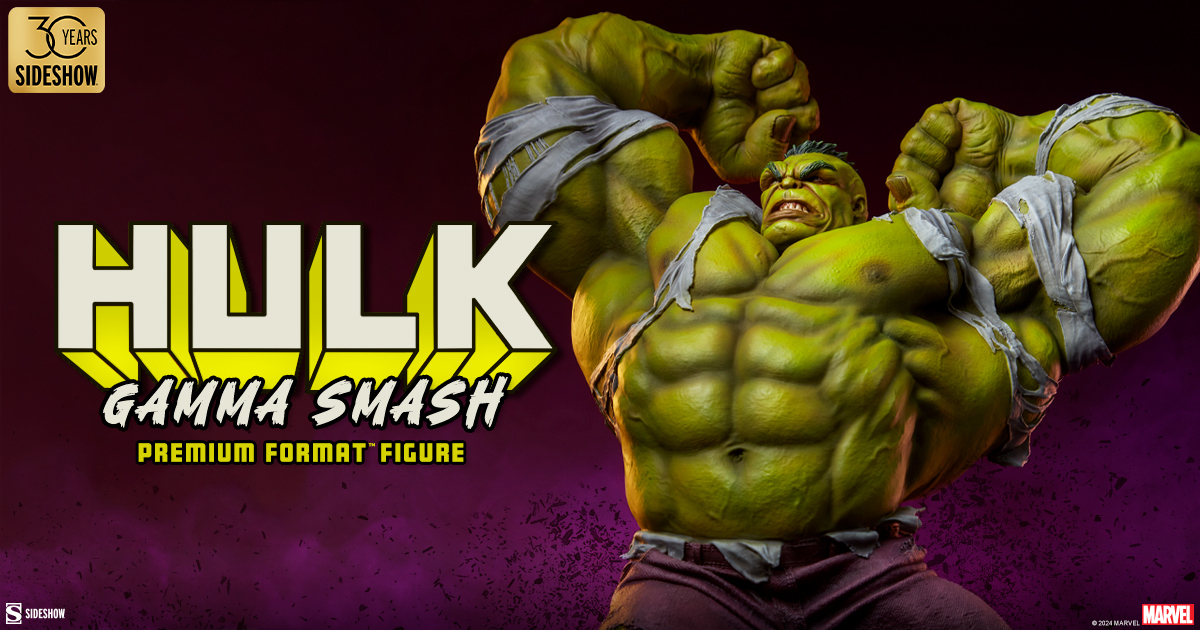 Sideshow Collectibles『綠巨人浩克：伽馬粉碎（The Hulk: Gamma Smash）限定版』1/4 比例收藏雕像