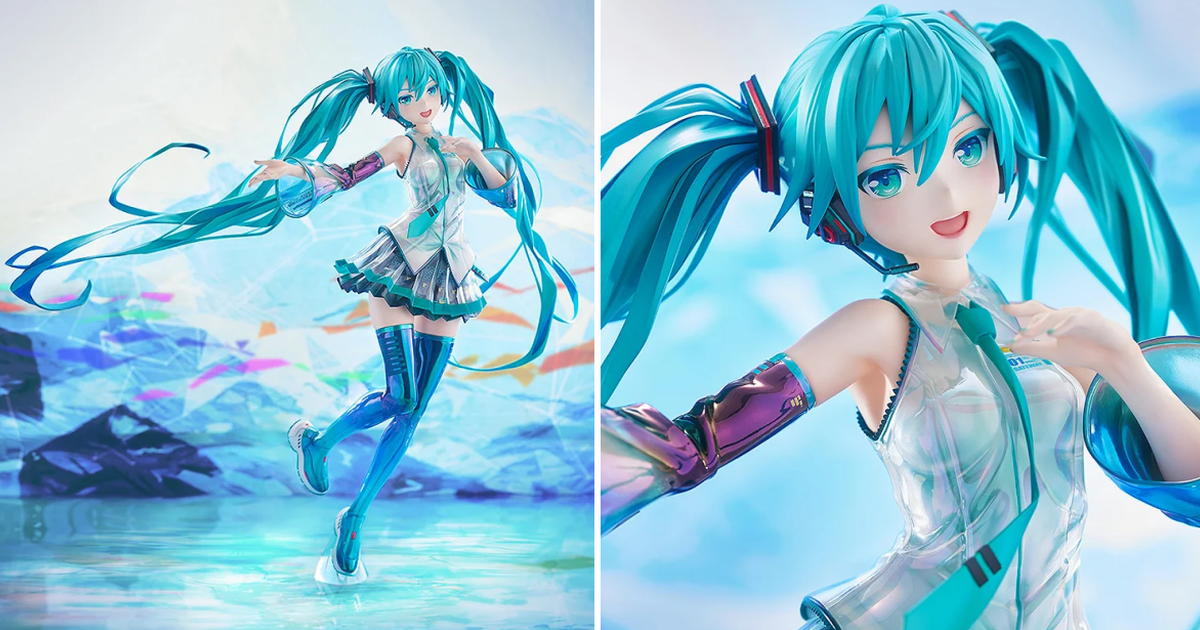 GSC『初音未來 0x27 Eternal Stream』1/4比例模型 極光塗裝、透明件分層再現MIKU FES'24主視覺插畫！