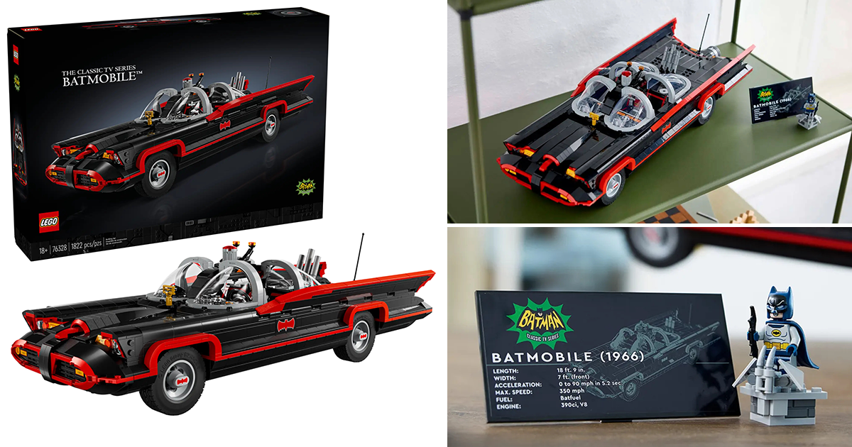 LEGO 76328「經典電視劇版本 蝙蝠車」（The Classic TV Series Batmobile）情報公開！