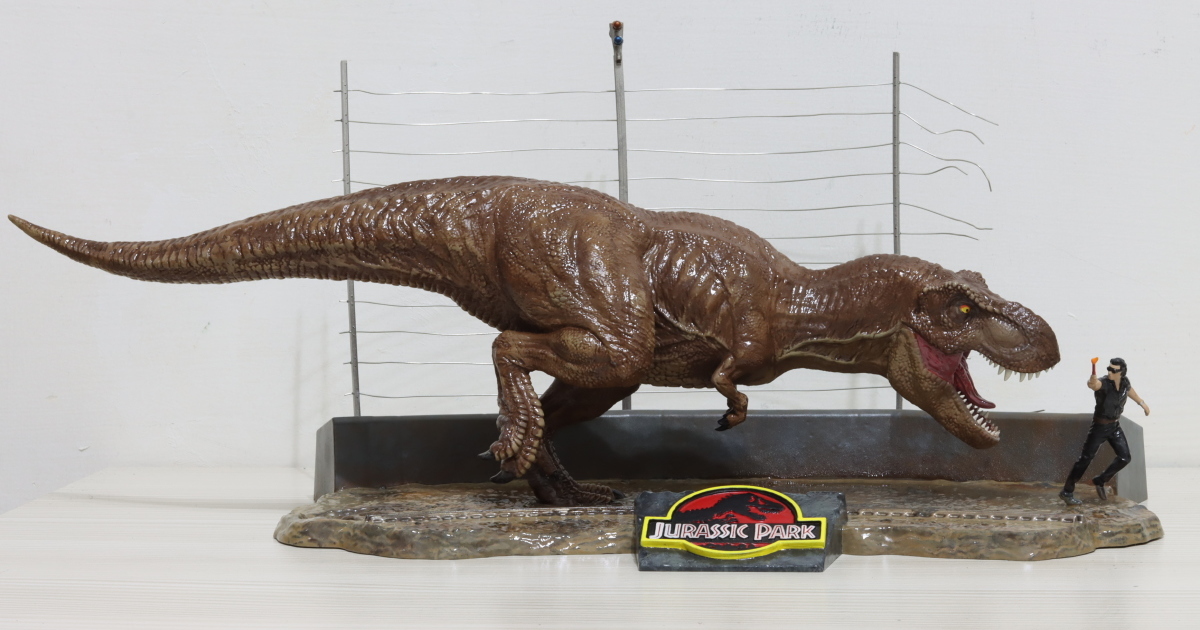 史前霸王崛起 ! X-PLUS 侏儸紀公園 1/35 暴龍 Jurassic Park Tyrannosaurus Rex