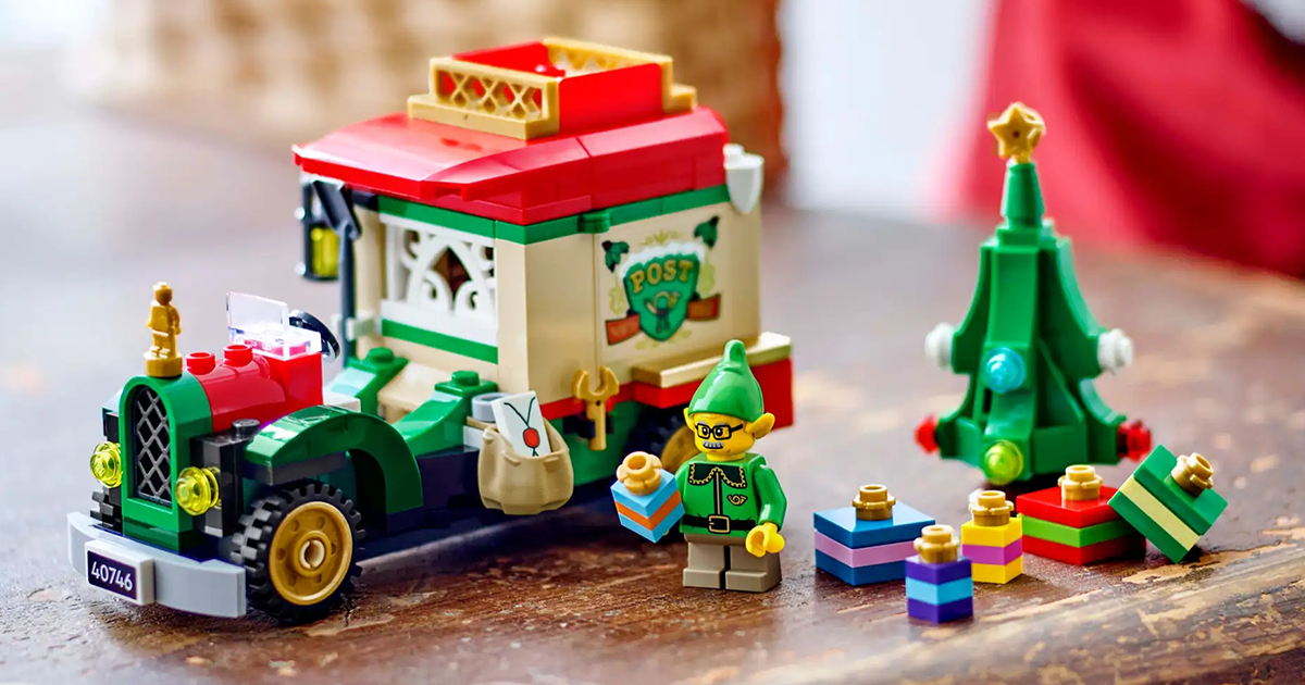 LEGO 40746「聖誕老人的送貨卡車」（Santa’s Delivery Truck）搭配聖誕老人郵局把玩樂趣再提升！