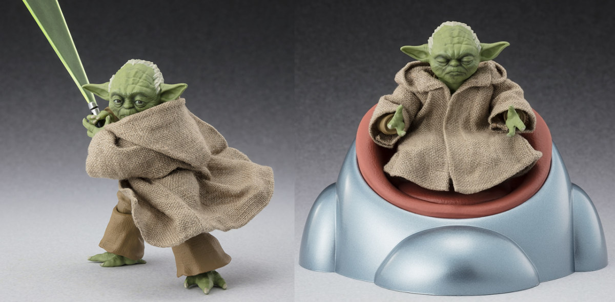 S.H.Figuarts『《星際大戰三部曲：西斯大帝的復仇》尤達（Yoda）-Classic Ver.-』可動人偶