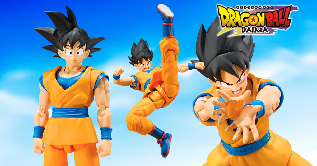 七龍珠DAIMA『S.H.Figuarts 孫悟空-DAIMA-』可動人偶 完全新規登場！生動再現龜派氣功姿勢