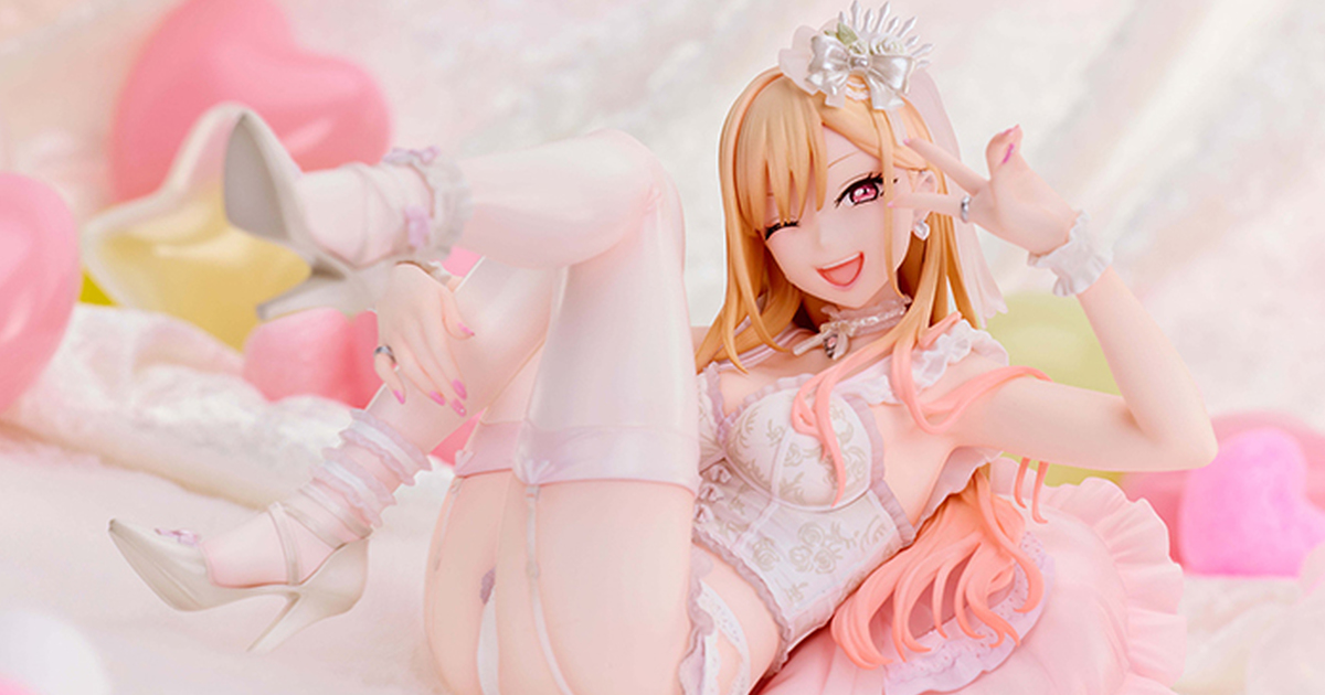 ANIPLEX+『戀上換裝娃娃 喜多川海夢 BABYDOLL ver.』1/7比例模型 性感的背帶裙睡衣造型❤