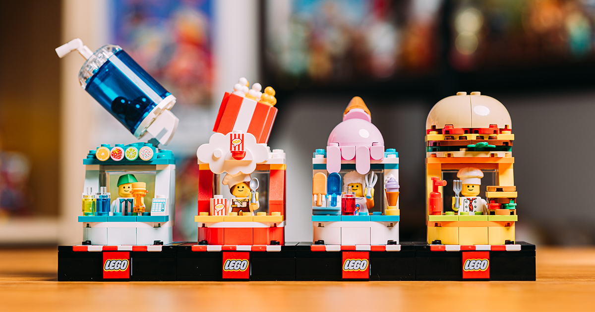 2024 LEGO Bricktober「歡樂食刻」開箱報告＆贈品時程！精美限定小攤販每週等你光顧