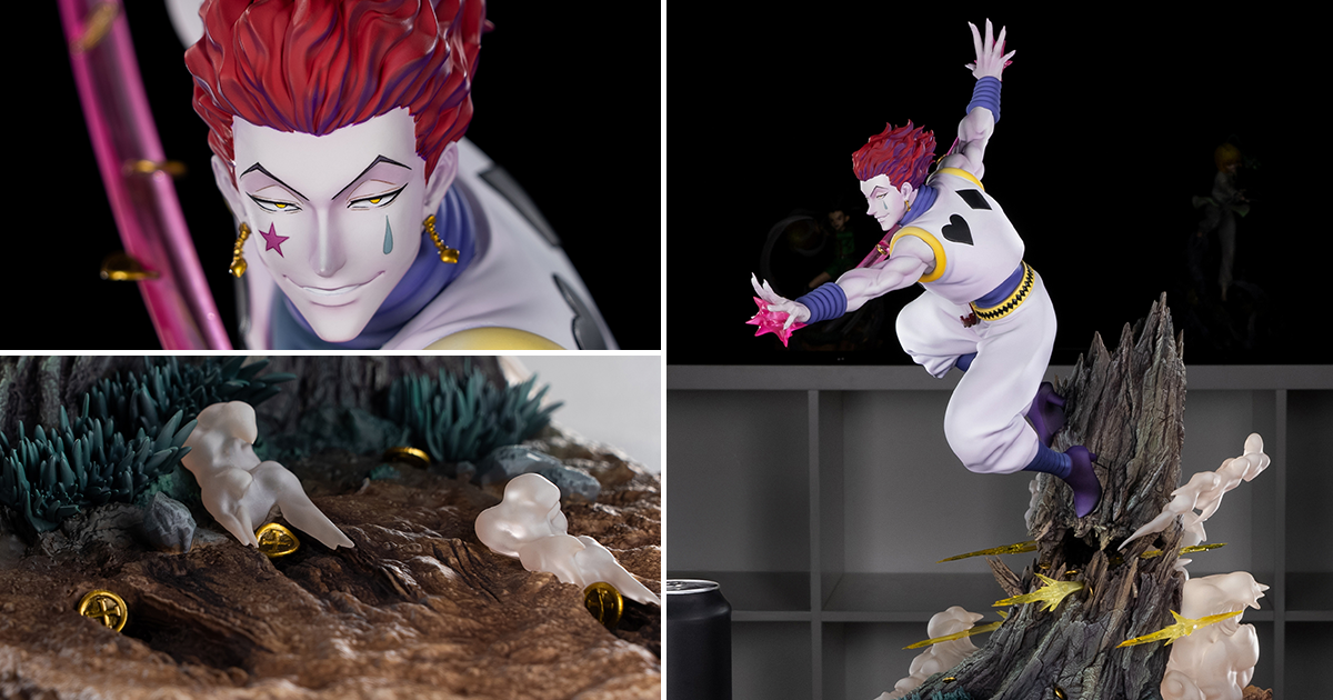 TSUME ART IKIGAI《HUNTER×HUNTER》西索（Hisoka）1/6 比例全身雕像 伸縮自在的愛，發動！