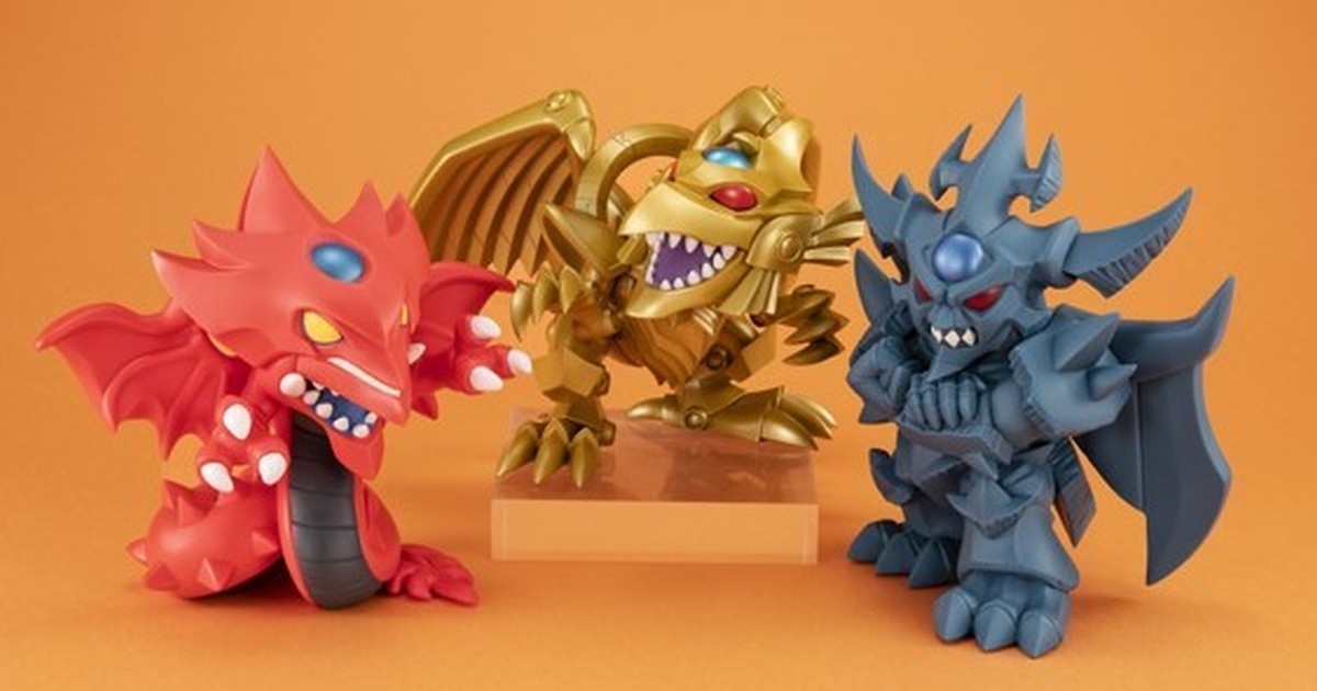 MEGAHOUSE 遊戲王『MEGATOON 太陽神的翼神龍』卡通造型的三幻神可愛現身！