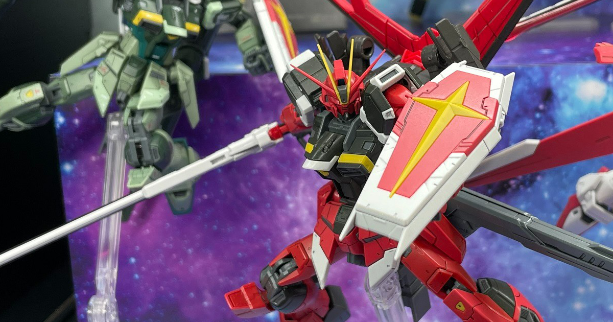 RG 1/144『巨劍型脈衝鋼彈SpecII』試作品公開 再現 SEED 劇場版深紅色裝甲！