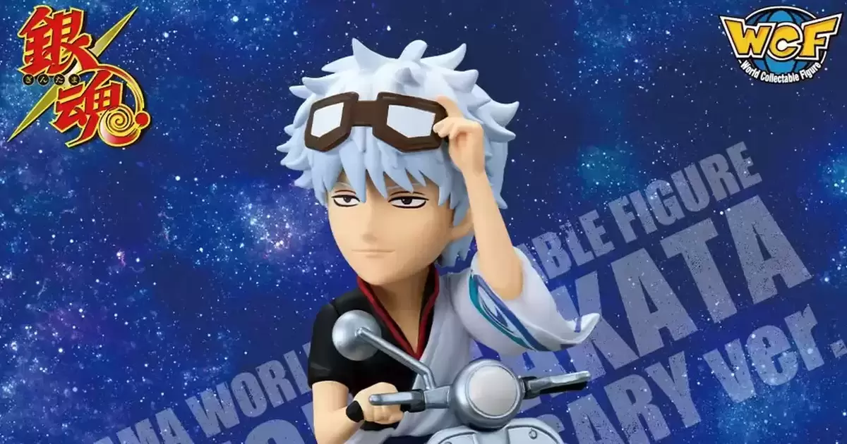 BANPRESTO『WCF 銀魂：金魂篇 坂田銀時 20周年ver.』經典扉頁插畫可愛立體化！
