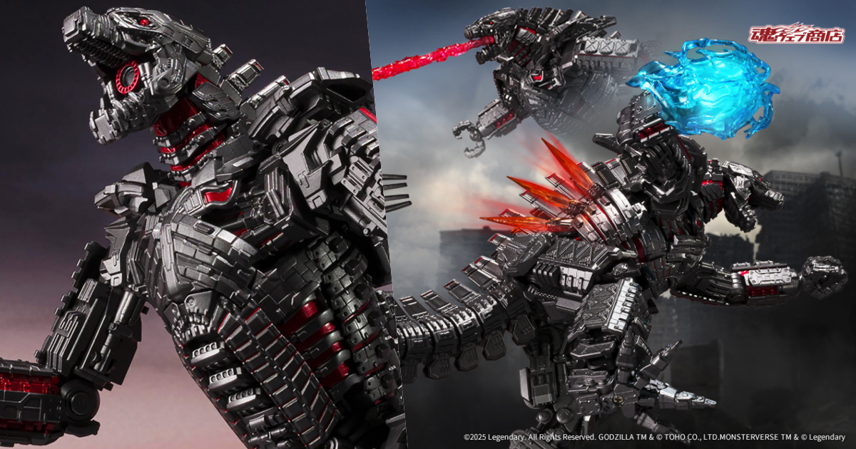 S.H.MonsterArts『《哥吉拉大戰金剛》機械哥吉拉 (2021) -Final Battle』可動模型，新色搭配豐富特效件強勢再臨！