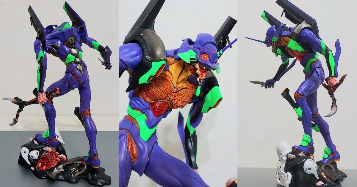 殘酷的母愛 海洋堂 Artpla 新世紀福音戰士 EVA 初號機暴走 水天使