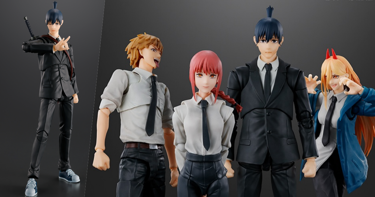 S.H.Figuarts『《鏈鋸人》早川秋』可動人偶，豐富表情配件可以搭配電次、帕瓦再現劇中的日常！
