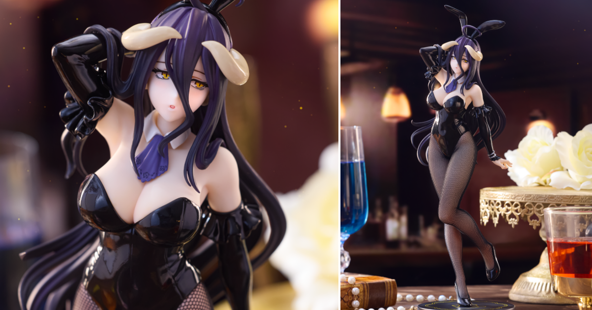 FuRyu景品『OVERLORD BiCute Bunnies Figure 兔女郎 雅兒貝德 漆黑ver.』性感再登場！