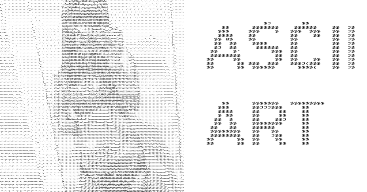 規避社群色情規範好方法？ 推主用「ASCII 字元畫」上傳胸部照成果網友讚 : 文字也能瑟瑟
