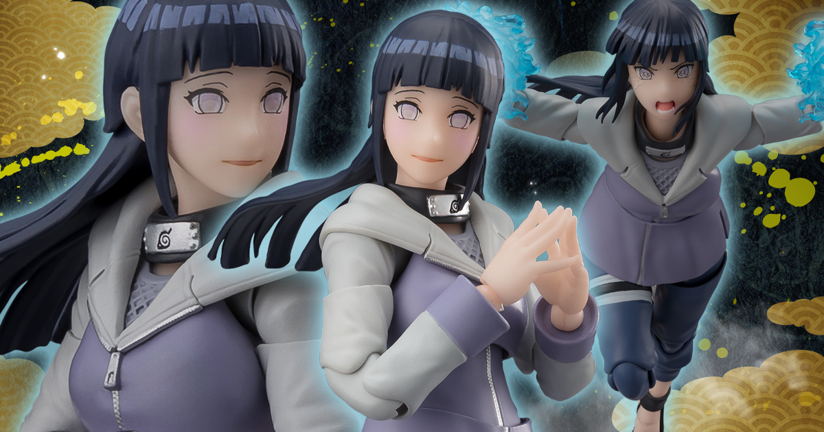 S.H.Figuarts『火影忍者疾風傳 日向雛田 -高尚的白色雙眼-』可動人偶 重現柔步雙獅拳魄力姿態！