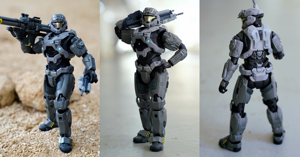 [D.M.S. 玩具報告]  全軍覆沒... 千值練 RE:EDIT HALO REACH Series SPARTAN-B312 (Noble Six)