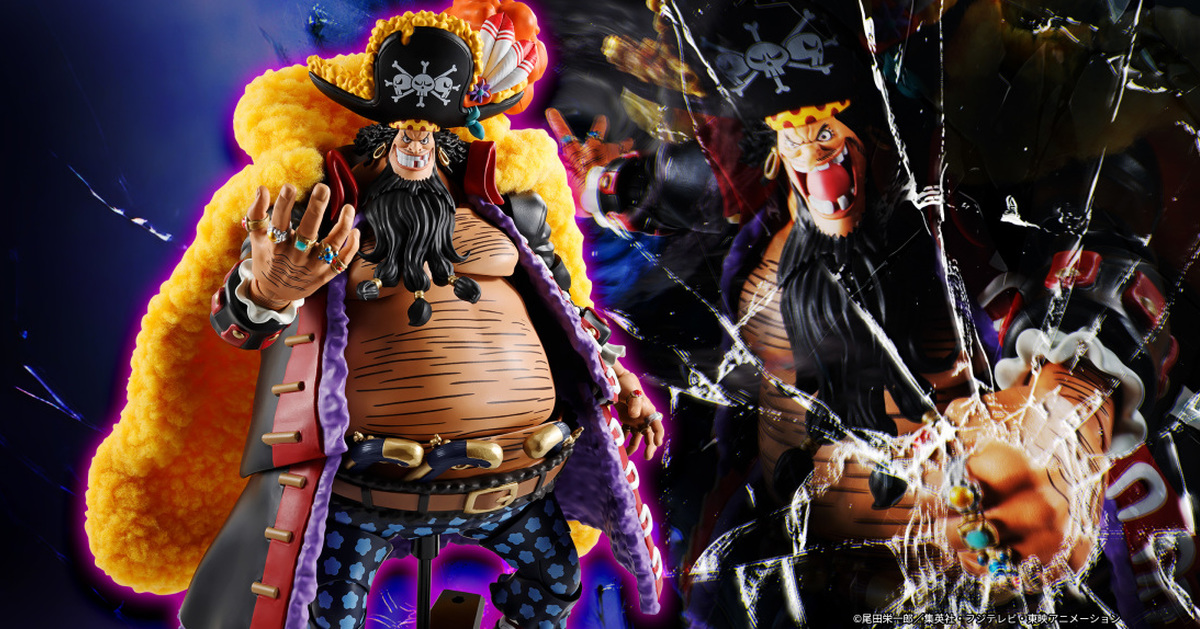 S.H.Figuarts『《航海王》馬歇爾·Ｄ·汀奇 -四皇-』可動人偶，四皇橫行霸道的浮誇身形可動人偶化！