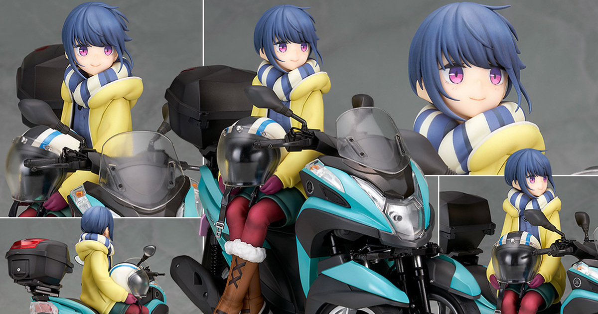 ALTER『搖曳露營Δ 志摩凜 with 三輪機車』1/10比例模型 YAMAHA親自監修 逼真重現特別篇的三輪機車造型！