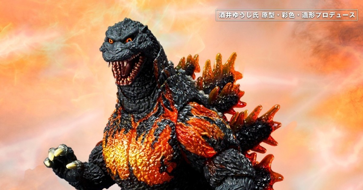 S.H.MonsterArts『紅蓮哥吉拉 (1995) 70周年特別紀念Ver.』商品化發表！