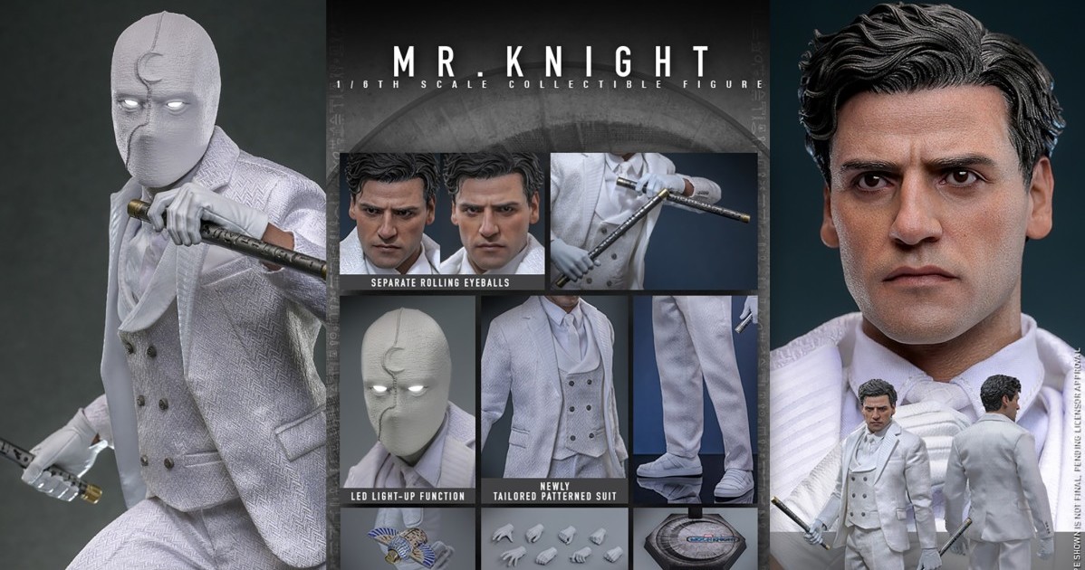 HOT TOYS『《月光騎士》騎士先生（Mr. Knight）』1/6 比例收藏級可動人偶，剪裁再現西裝造型精緻細節！
