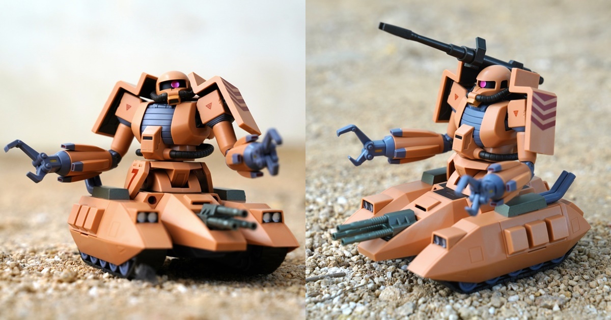 [D.M.S. 玩具報告]  荒漠的綿羊 - Robot 魂 MSV MS-06V 渣古坦克