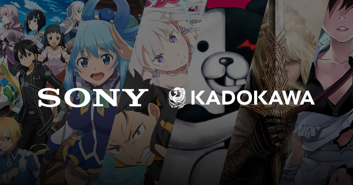 SONY成為KADOKAWA最大股東 並簽署策略性資本業務合作協議強化IP國際發展