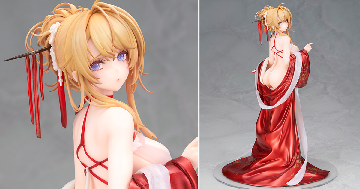 ALTER『碧藍航線 光榮 春節Ver.』1/7 比例模型極致性感再現！東煌風的和服可以卸下喔