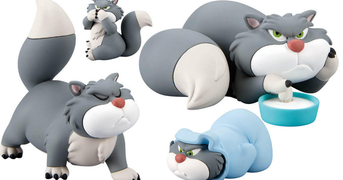 T-ARTS『迪士尼角色 魯斯佛收藏』轉蛋 仙履奇緣中的人氣跩貓 壞壞登場！重現劇中貓貓蟲模式