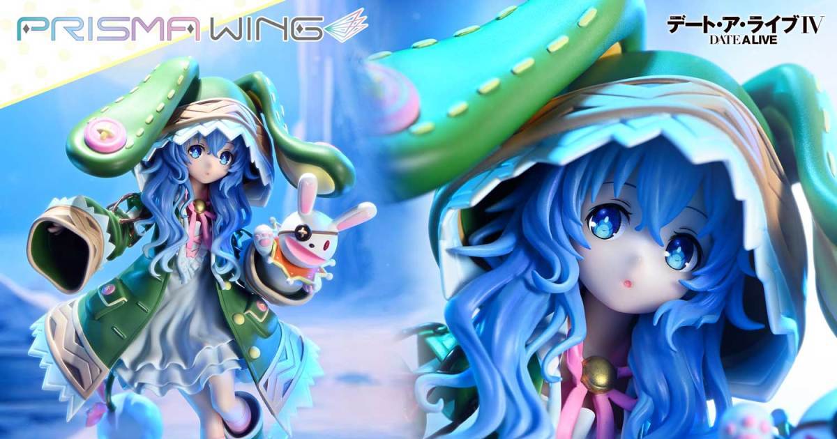 PRISMA WING『《約會大作戰》氷芽川四糸乃』1/7 比例塗裝完成品，精緻再現戲水的躍動姿態！