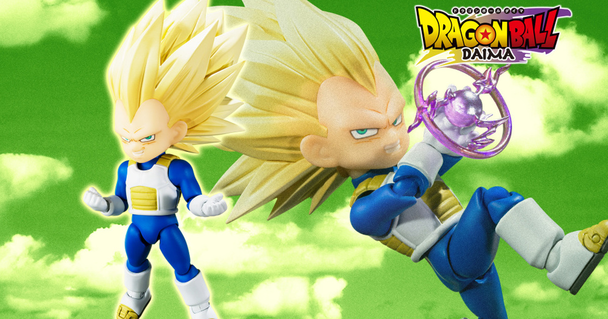 七龍珠DAIMA『S.H.Figuarts 超級賽亞人3小達爾-DAIMA-』新規零件再現加利克砲必殺技！