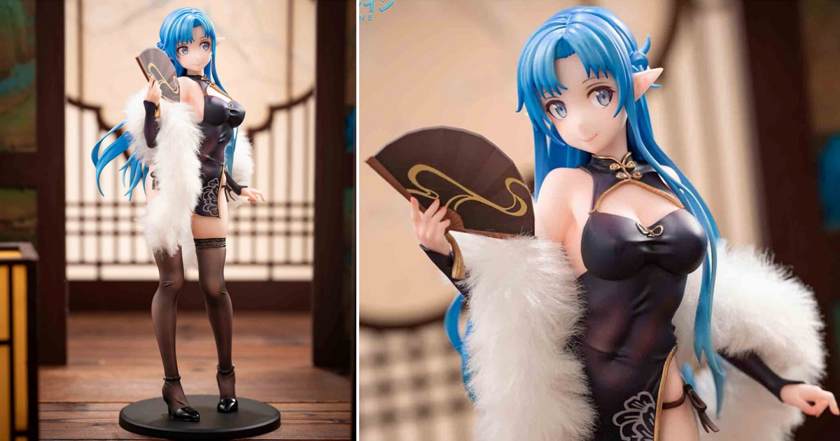 KDcolle × Animester『刀劍神域 亞絲娜 水精靈 旗袍Ver.』1/7比例模型 散發高貴氣息的魅惑造型！
