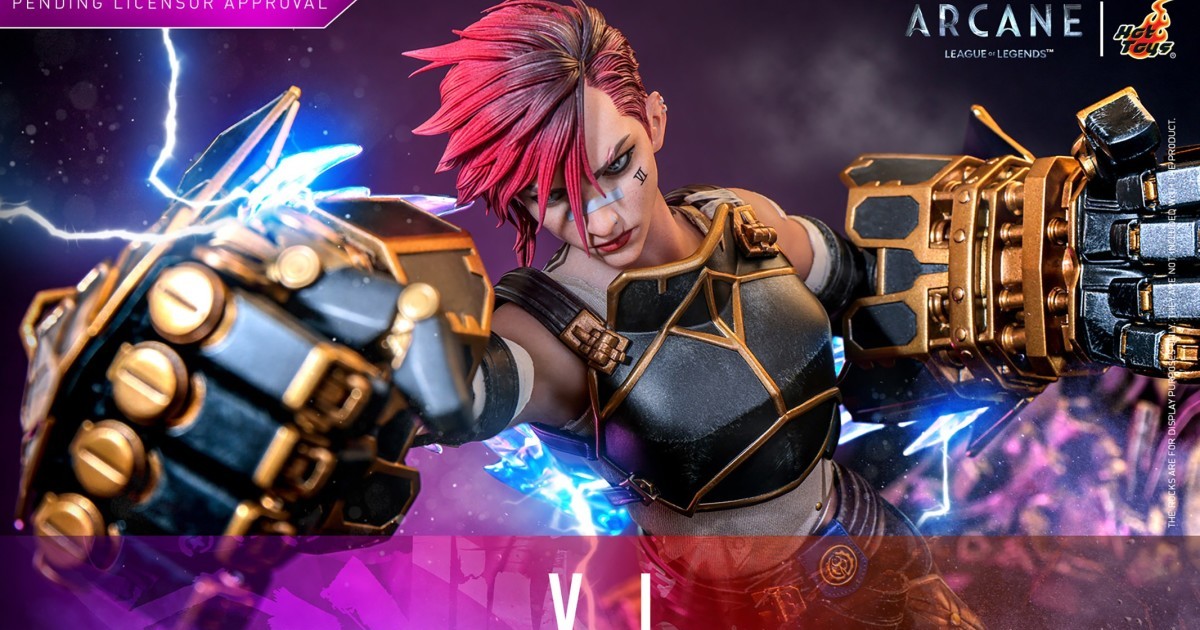 HOT TOYS『《奧術》菲艾（Vi）』1/6 比例收藏級可動人偶，豐富特效再現霸氣攻擊動態！