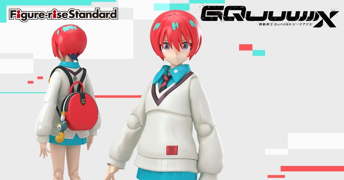 Figure-rise Standard『機動戰士鋼彈 GQuuuuuuX 天手讓葉（瑪秋）』可愛女主角組裝模型化！