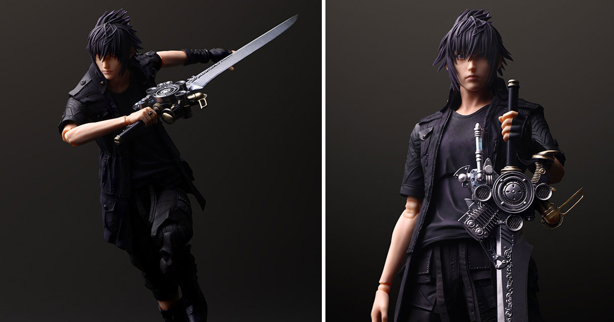 SQEX『PLAY ARTS 真 FFXV 諾克提斯』可動關節大幅改良、再現精緻服飾造型與機工刃！
