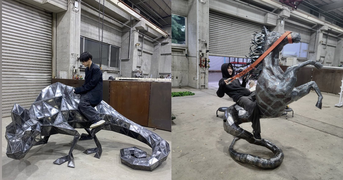 日本美術大學生以焊接技術創作「金屬變色龍」引發網友關注　獨一無二的畢業作品成網路焦點