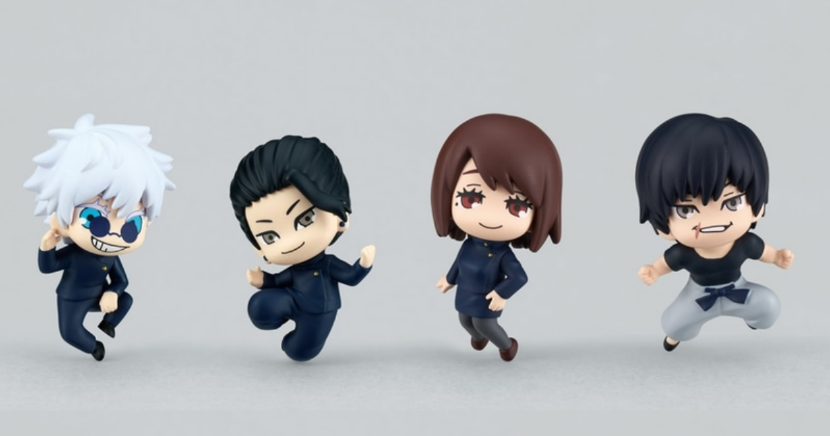 T-ARTS『Defo Fig! 咒術迴戰 迷你模型 懷玉・玉折鑰匙圈』轉蛋，騰空的五條、夏油可愛登場！