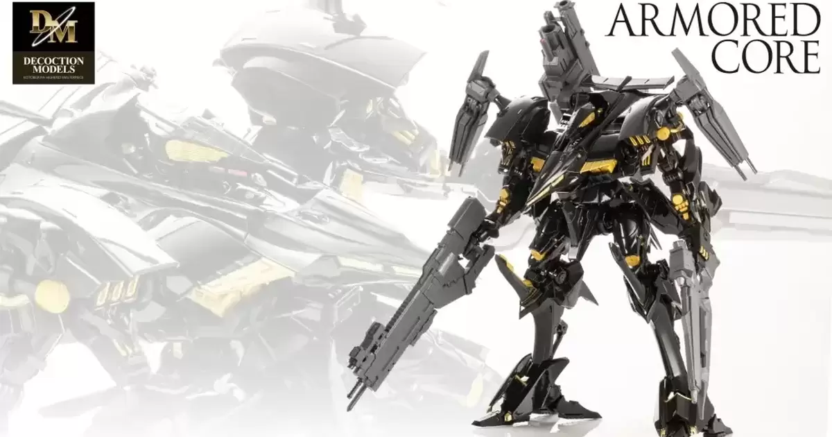 機戰傭兵 DECOCTION MODELS『修普利斯 鏡面塗裝 Ver.』帥氣鏡面黑質感的新版本登場！
