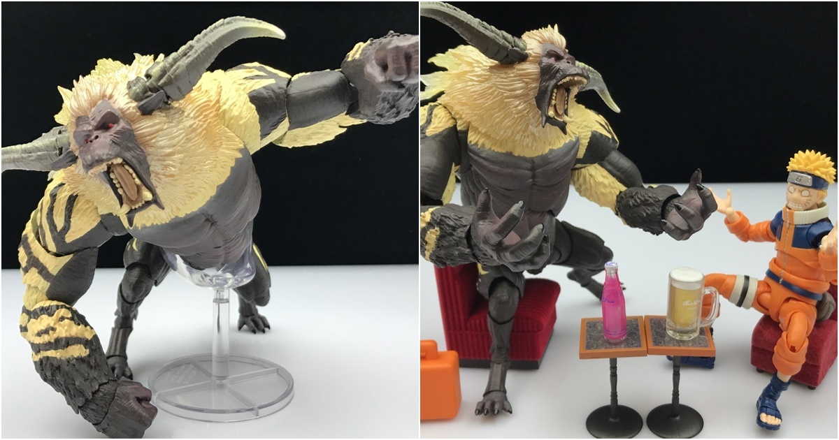 【開箱】S.H.MonsterArts 激昂金獅-歷代最強反差萌物
