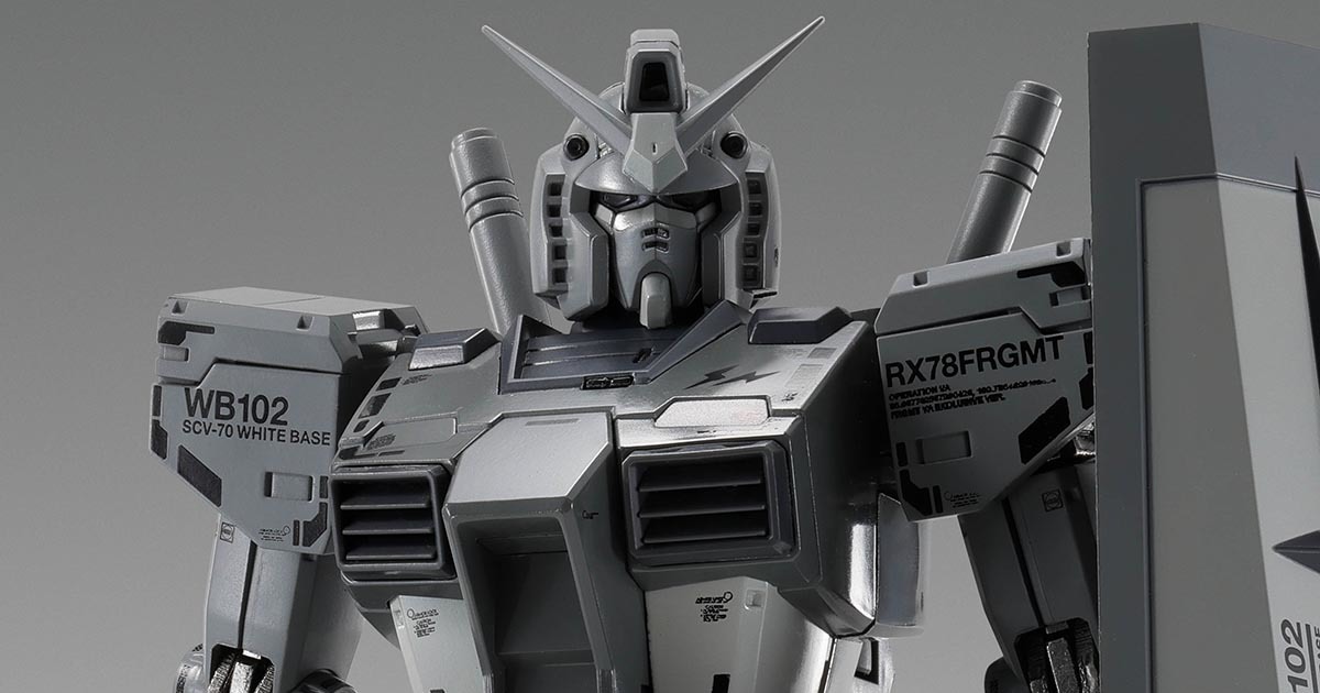G.F.F.M.C.『機動戰士鋼彈 x fragment RX78FRGMT GUNDAM』原創灰色調配色凸顯厚重質感！