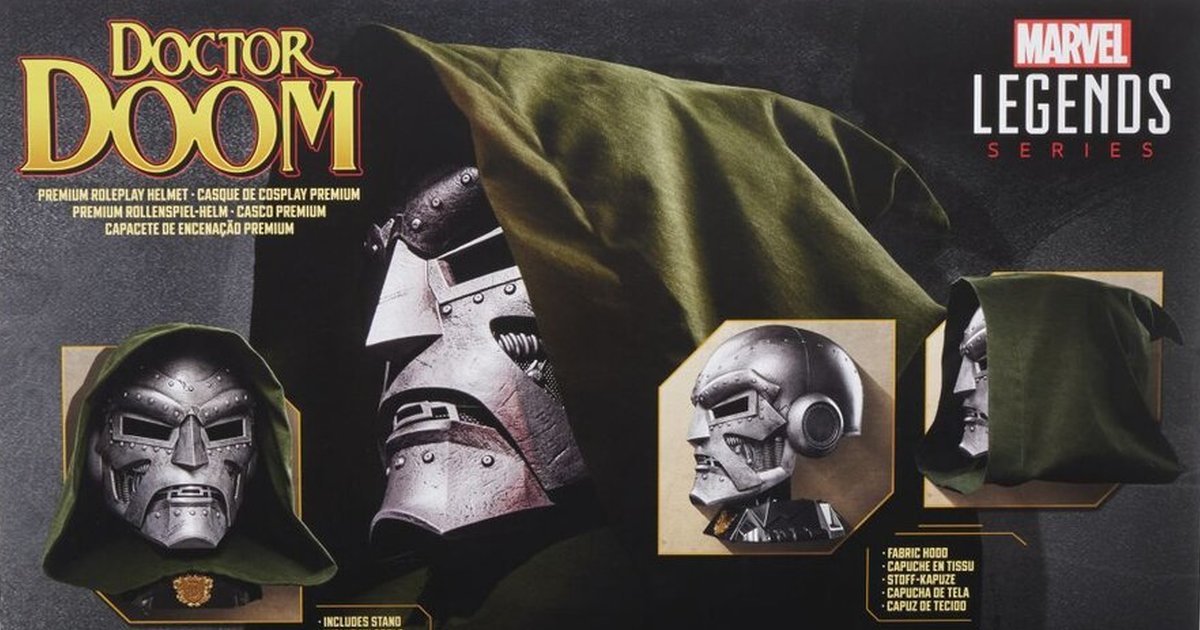 孩之寶Marvel Legends『Marvel 末日博士（Dr.Doom）』頭盔，化身令人聞風喪膽的大反派吧！