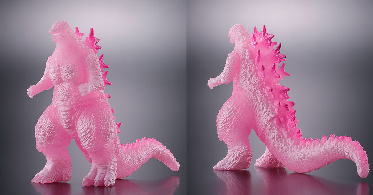 萬代怪獸軟膠『JAPAN GODZILLA 哥吉拉(2023)櫻花配色』將於哥吉拉商店限定販售！